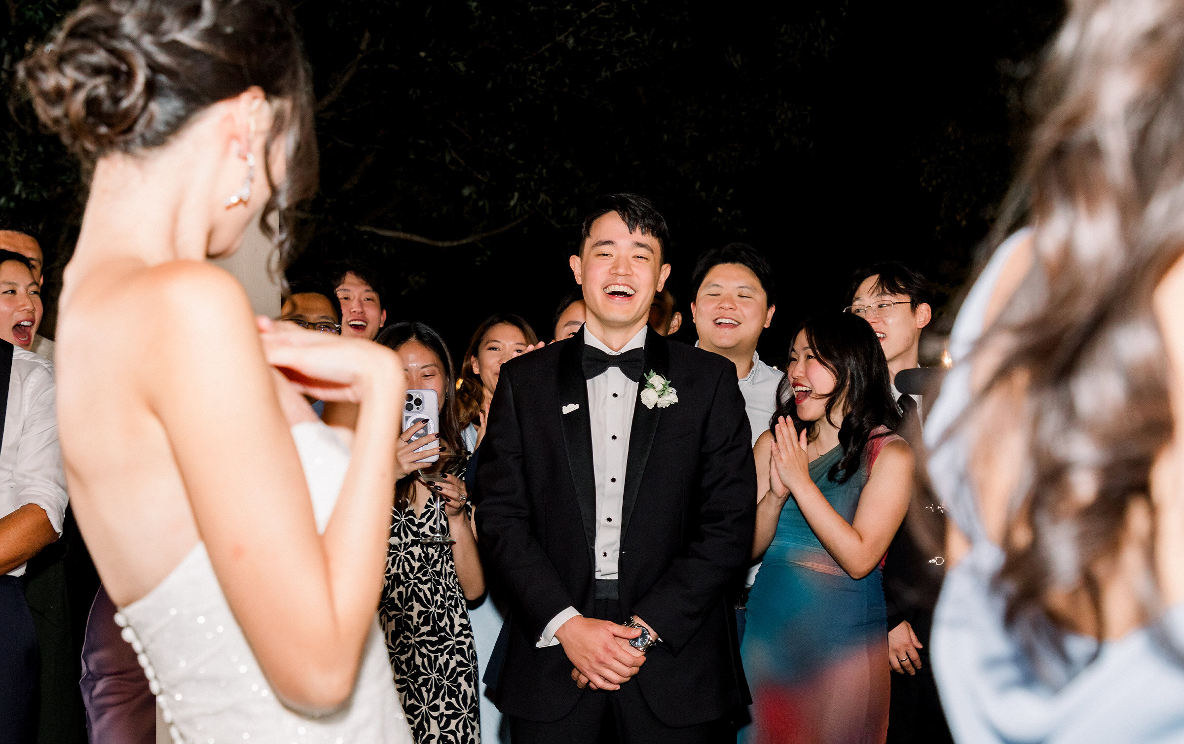 couple dancing and laughing
