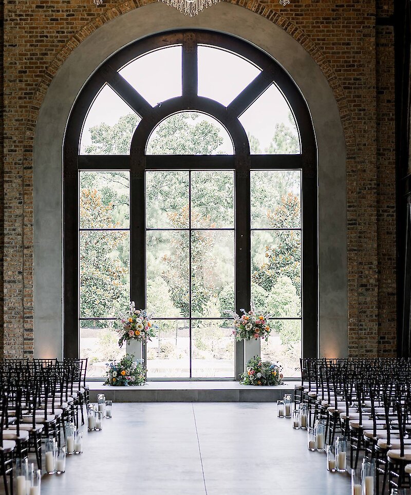 inside of ceremony space