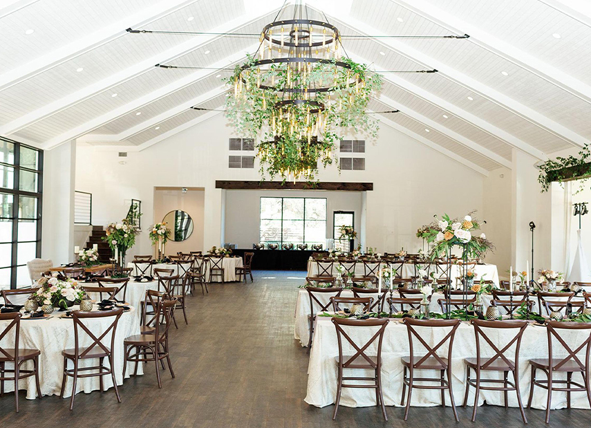 Wedding reception event space