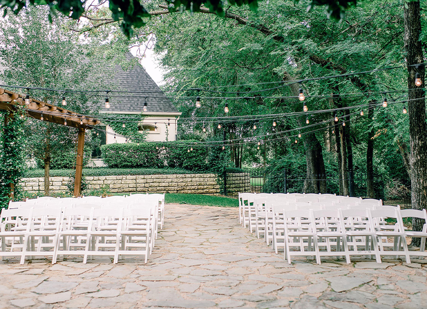 outside ceremony area